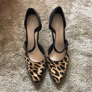 Bar III Leopard Heel